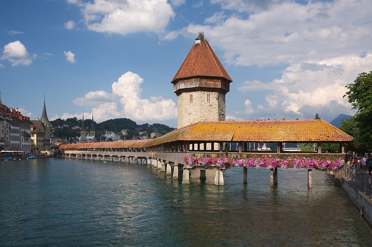 Ponte da Capela (Kapellbrucke), em Lucerna